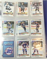 Binder of Hockey Stickers