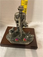 Limited edition signed, Emmett Kelly statue