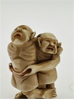 19 th Chinese japan Netsuke hard carved ivory