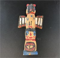 Casper Mathers totem pole, with wings, 5.25" tall