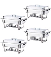 4 Pack 8QT Chafing Dish Stainless Steel