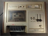 Vintage Toshiba Stereo Cassette Deck PT-406
