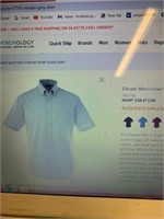 Police Auction: 17 Elevate Shirts / Gray Short Sle