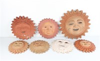 Vintage Terracotta Hanging Wall Sun Collection