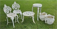 French Victorian Style Small Patio Set