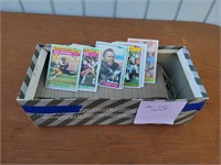 Box of 1981 Topps Football Cards