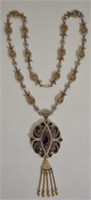 22 ct Amethyst Turkish Necklace