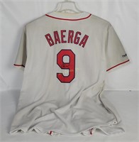 Mlb Indians Carlos Baerga Signed Jersey