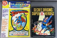 2pc DC Comics Superman Famous 1st Edition+