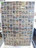 1982 TOPPS FACTORY UNCUT CARD SHEET (IN HOLDER)