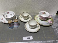 Cups, saucers, S & P set