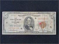 1929 $5 Reserve Bank FR-1850d