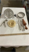 Vintage kitchen utensils.