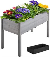 1 Yaheetech 1pc Raised Garden Bed Outdoor with