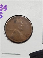 Better Grade 1955-S Wheat Penny