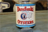 Daufuski Brand Pint Oyster Can Distributed by L P