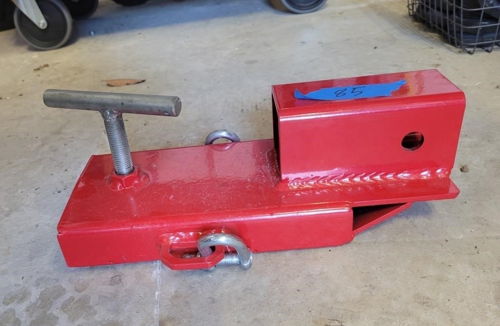 Red Trailer Hitch