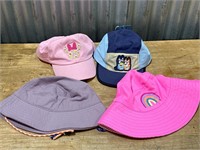 Lot of Kids Caps and Bucket Hats