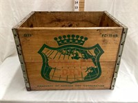 Canada Dry Wooden Case, 16”W, 12”T, 11”D