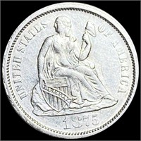 1875 Seated Liberty Dime UNCIRCULATED