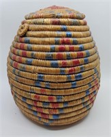 Antique NAVAJO Natural Pigment Colour Basket