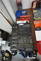 drill bit set, drill driver & ratchet driver set