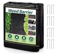 4 ft. x 50 ft. Weed Barrier Landscape Fabric