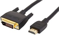 Amazon Basics HDMI-A to DVI (Male) Adapter Cable,