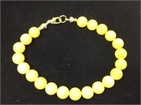 Yellow Agate Bracelet