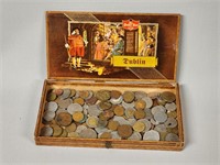 Large Foreign Coin Collection W/Box
