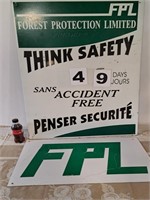 Forest protection signs