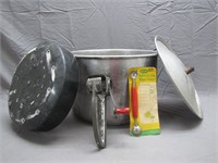 Handy Pot Filled W/Assorted Kitchen Goods