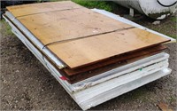 8 Sheets Insulation 3 Sheets 3/4" Plywood