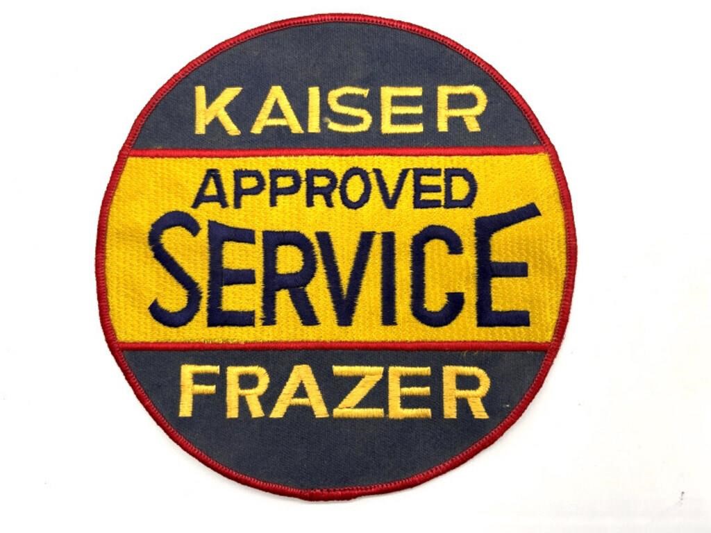 Vintage Kaiser Fraser Approved Service Patch 7”