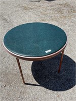Round Card Table (Top replaced)