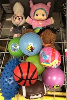 LOT Of Toys Stuffed Animals And Balls