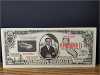 San Francisco California bank note Gavin newsom