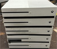 Lot of 5 Xbox One S Game Consoles AS IS read These