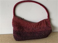 Pinkish Purple Beaded Handbag