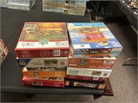 Lot Of 10 Jigsaw Puzzles