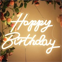 $47 LED Neon Happy Birthday Sign