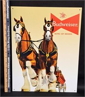 BUDWEISER Metal Sign