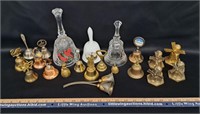 Vintage Bells Lot-Brass/Glass+