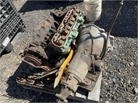 Pontiac motor and 700R4 transmission