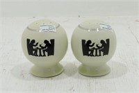 Hall China Silhouette pair of shakers