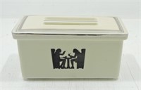 Hall China Silhouette covered box