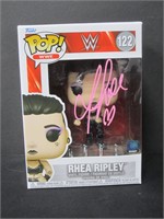 RHEA RIPLEY SIGNED WWE FUNKO POP RCA COA