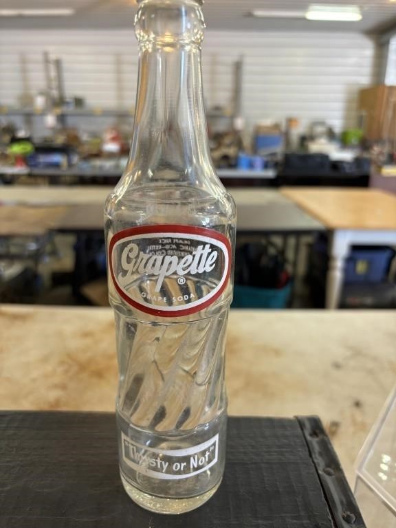 Vintage grapette bottle