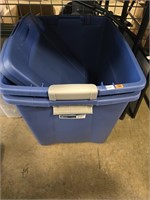 (2) 22 gal Tubs