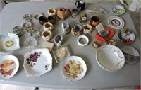 Napkin Rings, Sm Collector Plates, Etc